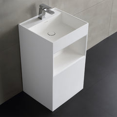 StoneArt Vrijstaande Wastafel LZ517 50x45cm - glans wit