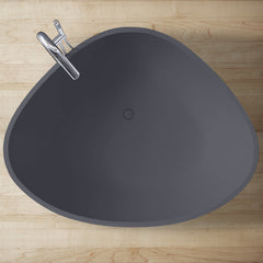 StoneArt Vrijstaand Badkuip BS-533 - grijs mat - 180x140