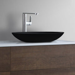 StoneArt solid surface waskom LC117 - mat zwart
