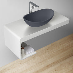 StoneArt Waskom solid surface LC149 /grijs/mat