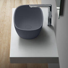 StoneArt Waskom solid surface LC149 /grijs/mat