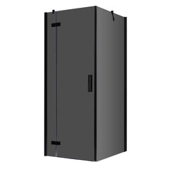 AWT LBS Douchecabine - rookglas/helderglas - 90x90/100x100 - Matzwart/Chroom