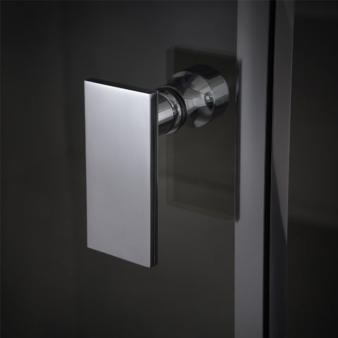 AWT Stoomdouche LD108F15 wit glanzend/90x90/links zonder achterwanden en douchebak
