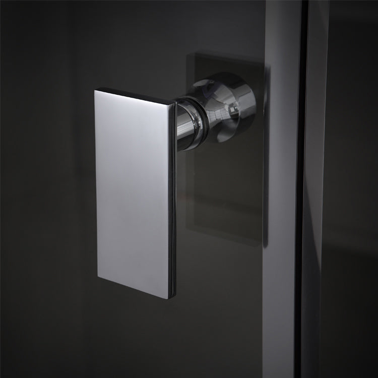 AWT Stoomdouche LD111F15 met achterwanden zonder douchebak wit glanzend/150x90/links