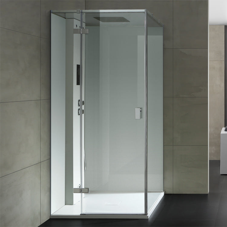 AWT Stoomdouche zonder douchebak LD208F15 wit/90x90/links