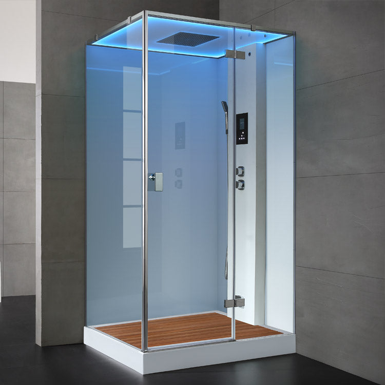 AWT Stoomdouche LD207F15 met douchebak wit/120x90/rechts
