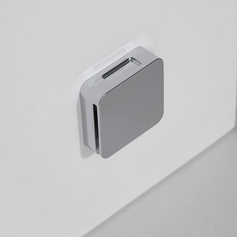 AWT Stoomdouche LD208F15 met douchebak en achterwanden zwart/90x90/rechts