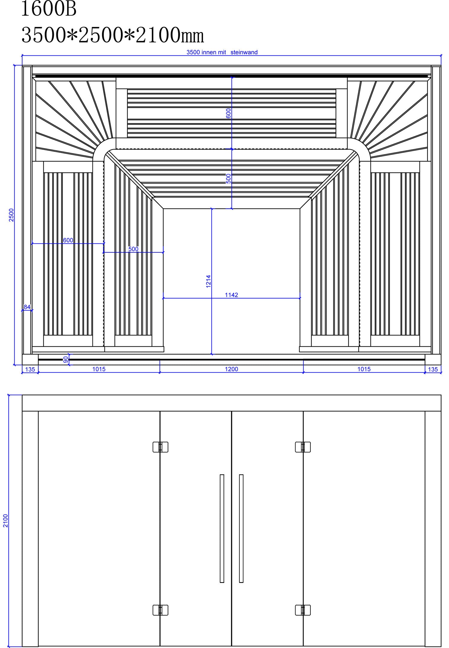 AWT E1620B hemlock/350x250/zonder oven