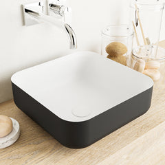 MONDIAZ BINX Waskom solid surface 36cm kleur Urban / Talc