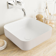 MONDIAZ BINX Waskom solid surface 36cm kleur Linen / Talc
