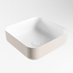 MONDIAZ BINX Waskom solid surface 36cm kleur Linen / Talc