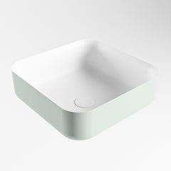 MONDIAZ BINX Waskom solid surface 36cm kleur Greey / Talc