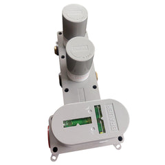 BRAUER Black Edition thermostatische inbouw regendouche SET 10 met 30 cm douchekop en gebogen muurarm en 3-standen handdouche en doucheslang en wandaansluitbocht mat zwart