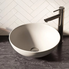 BRAUER Bowl waskom 40 rond keramiek mat wit