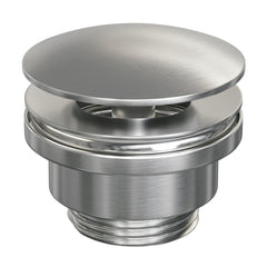 Brauer Brushed Edition Wastafelplug - always open - PVD - geborsteld RVS