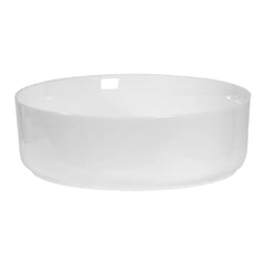 BRAUER Circle waskom 36 rond keramiek hoogglans wit