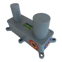 BRAUER Carving Wastafelmengkraan inbouw - gebogen uitloop links/rechts - hendel lang smal carving-