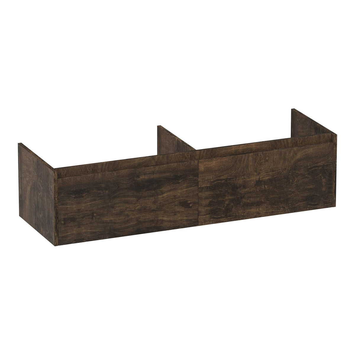 BRAUER Embrace 140 base cabinet with 2 soft-close handleless drawers and 2 siphon cutouts Grove