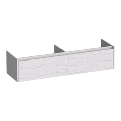 BRAUER Embrace 160 under vanity unit with 2 soft-close handleless drawers and 2 siphon cut-outs Forest Seashell