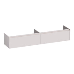 BRAUER Embrace Base cabinet 200 with 2 soft-close handleless drawers and 2 siphon cut-outs matte sand