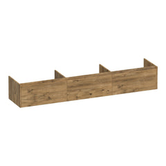 BRAUER Embrace onderkast 220 met 3 softclose lades greeploos en 0 sifon uitsparingen Chateau