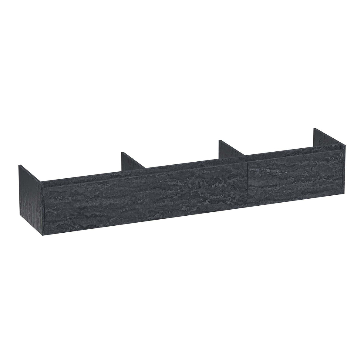 BRAUER Embrace onderkast 220 met 3 softclose lades greeploos en 0 sifon uitsparingen Damascus