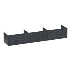 BRAUER Embrace onderkast 220 met 3 softclose lades greeploos en 0 sifon uitsparingen Damascus