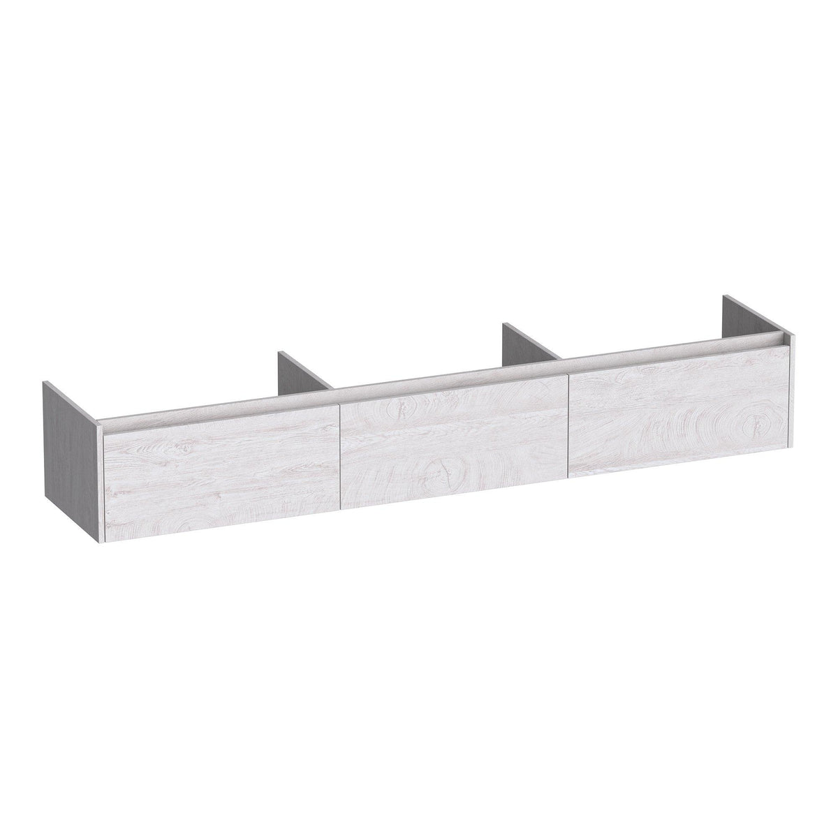 BRAUER Embrace onderkast 220 met 3 softclose lades greeploos en 0 sifon uitsparingen Forest Seashell