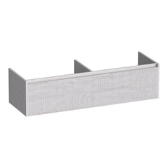 BRAUER Embrace Wavy onderkast 140 met 2 softclose lades greeploos en 2 sifon uitsparingen Forest Seashell