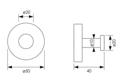Brauer Gold Toiletaccessoire Set 3-in-1 Geborsteld Goud PVD coating