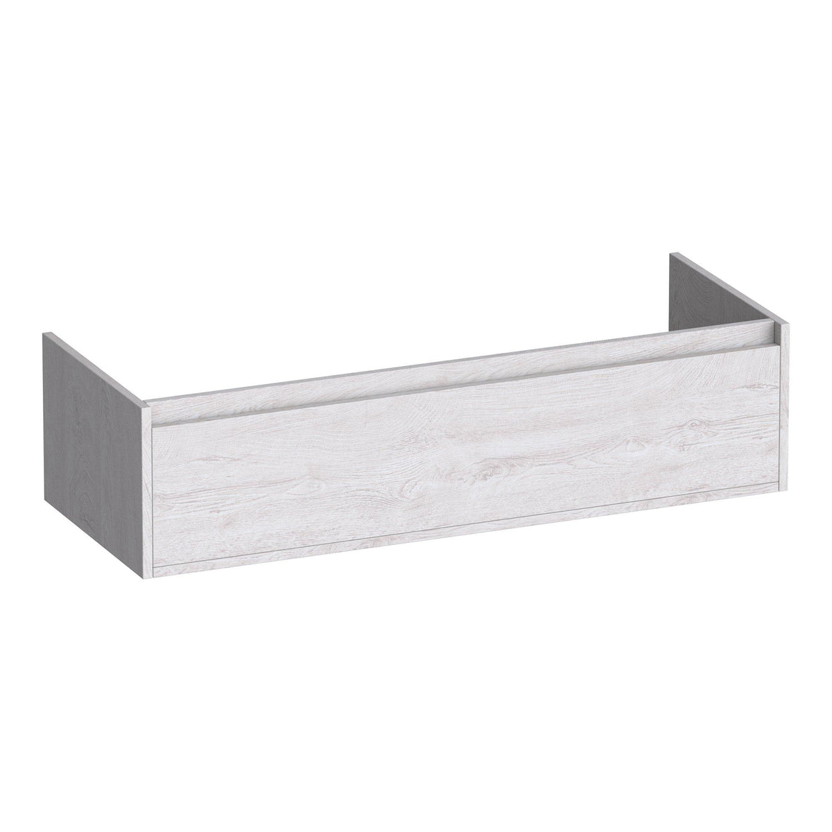 BRAUER Hope base cabinet 120 with 1 soft-close, handleless drawer and 1 siphon cut-out Forest Seashell