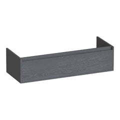 BRAUER Hope onderkast 120 met 1 softclose lade greeploos en 1 sifon uitsparing Timber Grey