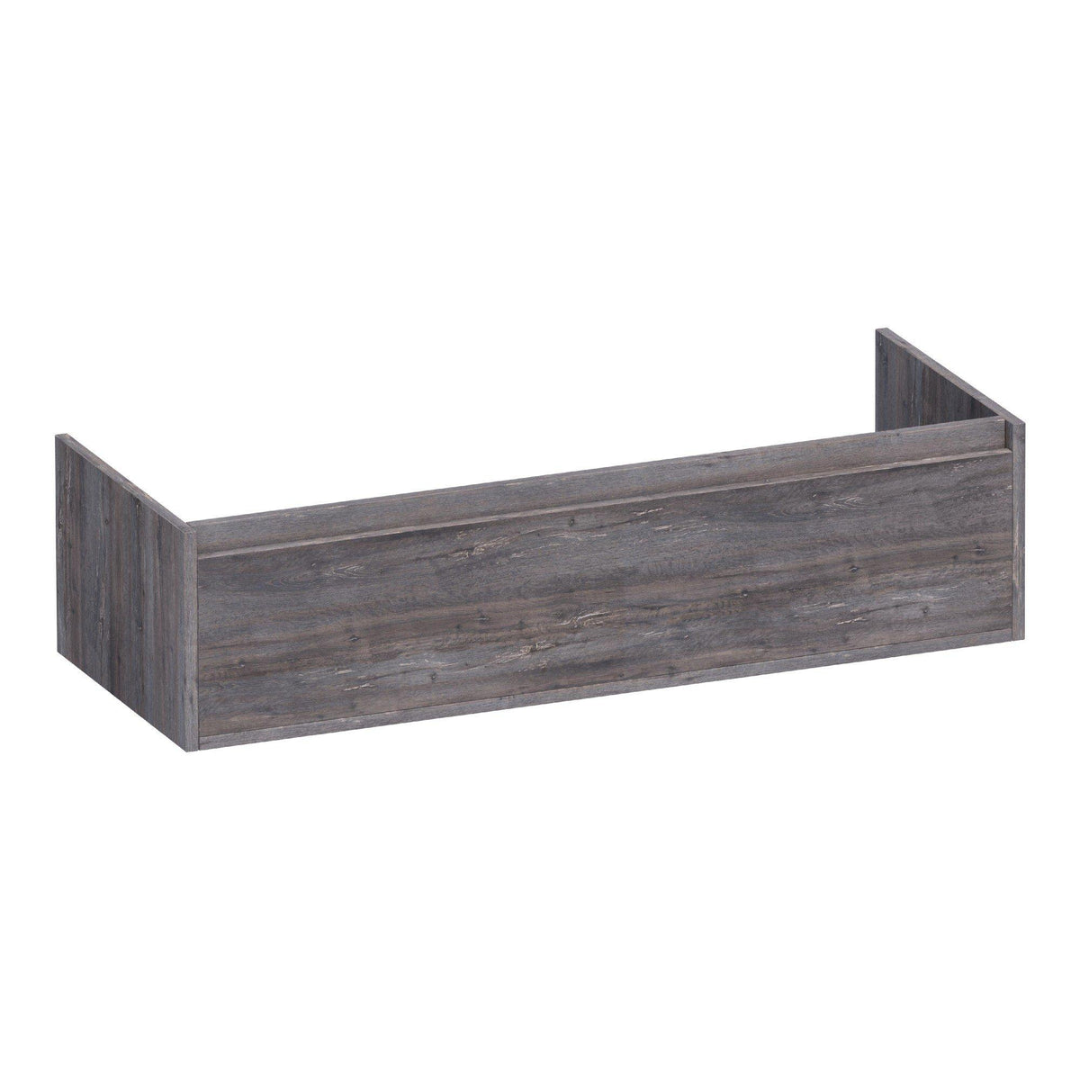 BRAUER Hope onderkast 120 met 2 softclose lades greeploos en 2 sifon uitsparingen Driftwood