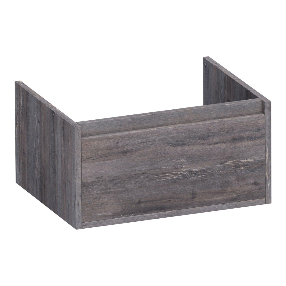 BRAUER Hope onderkast 60 met 1 softclose lade greeploos en 1 sifon uitsparing Driftwood
