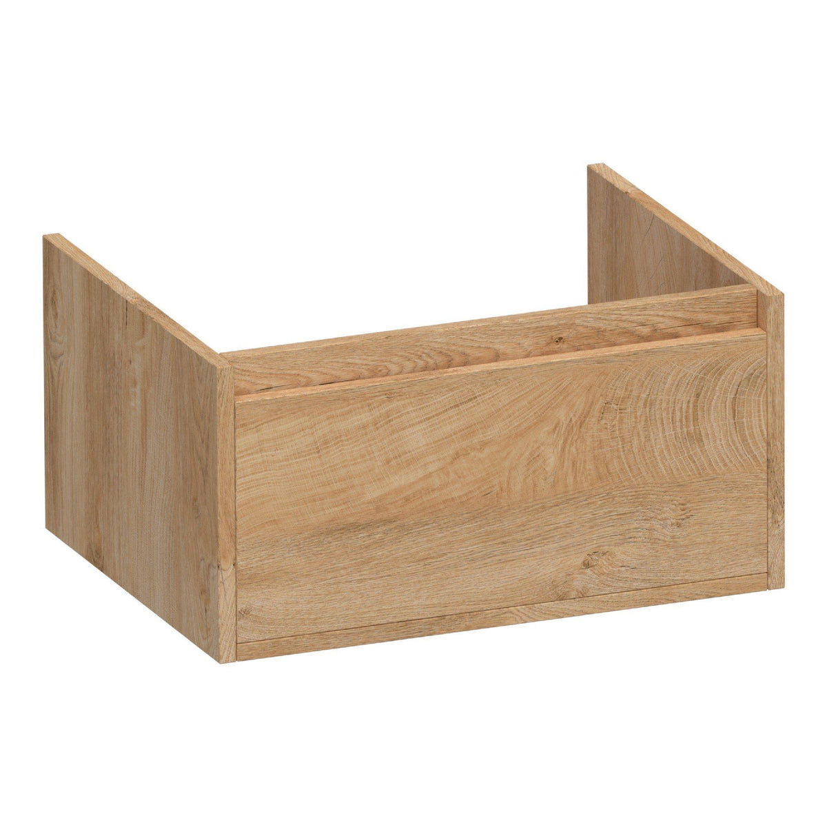 BRAUER Hope 60 vanity unit with 1 soft-close, handleless drawer and 1 siphon cut-out Forest Tan