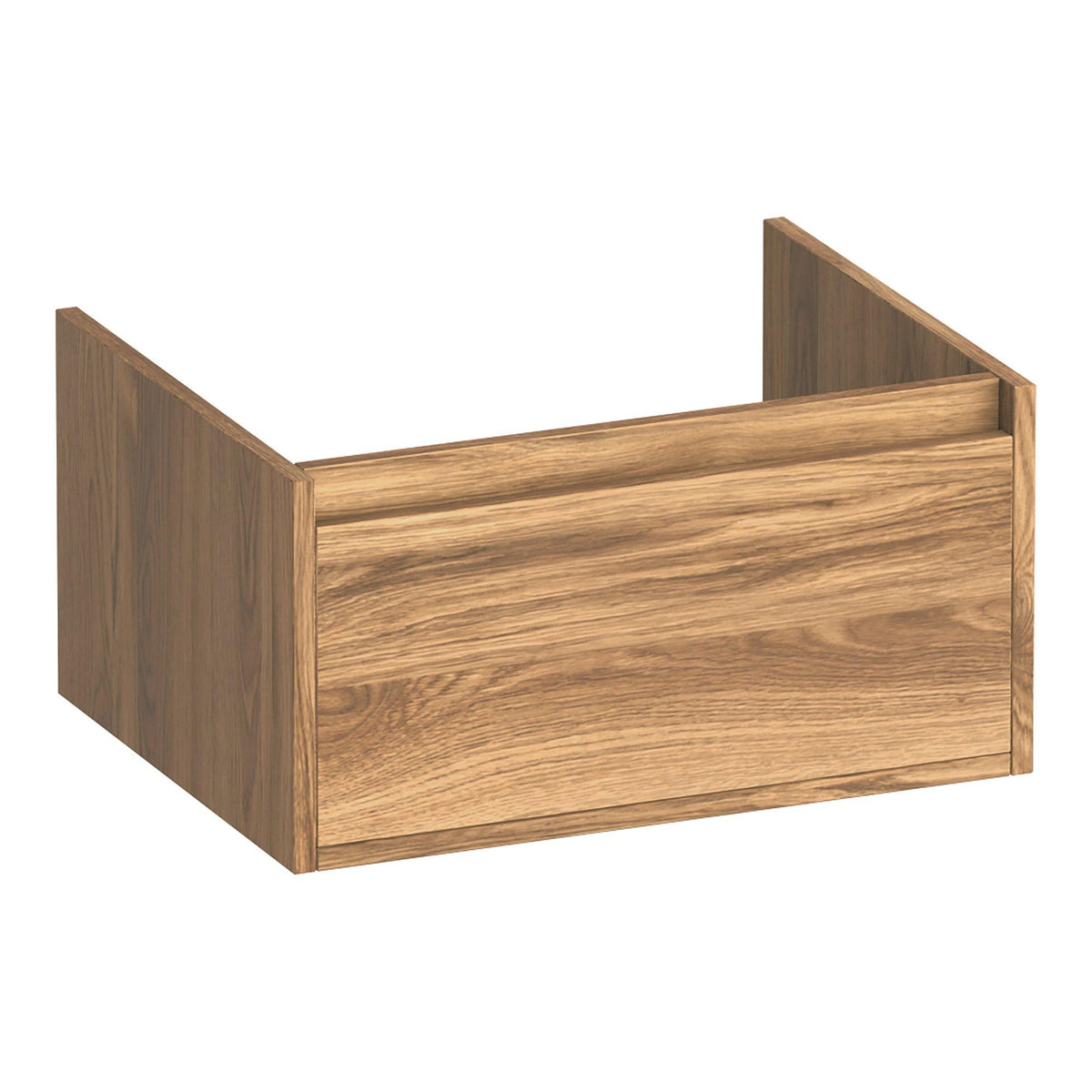 BRAUER Hope onderkast 60 met 1 softclose lade greeploos en 1 sifon uitsparing Honey