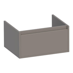 BRAUER Hope onderkast 60 met 1 softclose lade greeploos en 1 sifon uitsparing mat taupe