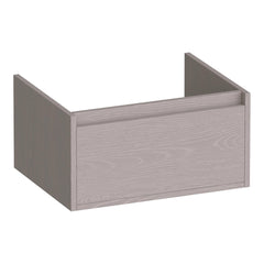 BRAUER Hope onderkast 60 met 1 softclose lade greeploos en 1 sifon uitsparing Timber Greige