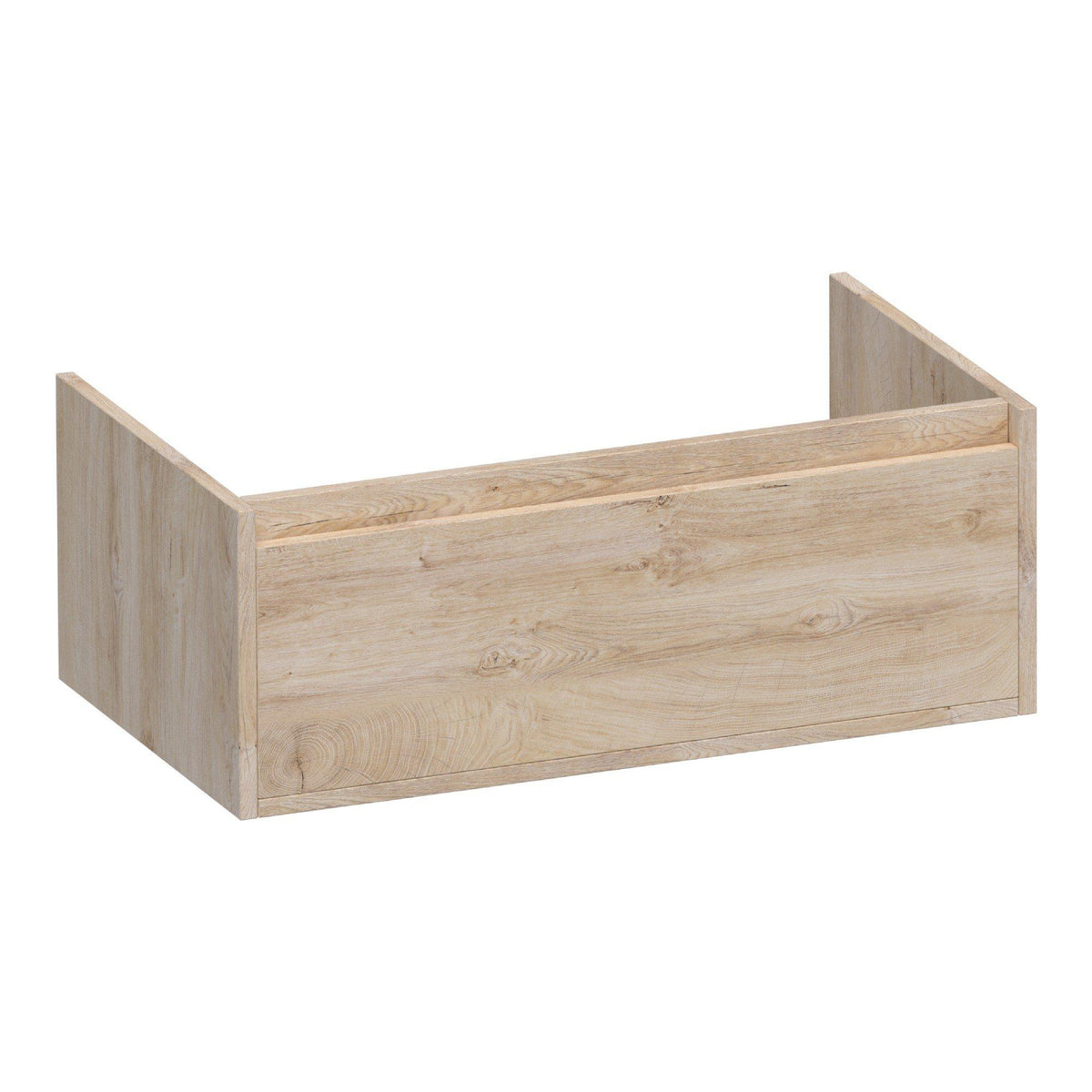BRAUER Hope vanity unit 80 with 1 soft-close drawer handleless and 1 siphon cut-out Forest Wheat