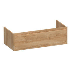 BRAUER Hope base cabinet 100 with 1 soft-close, handleless drawer and 1 siphon cut-out Forest Tan