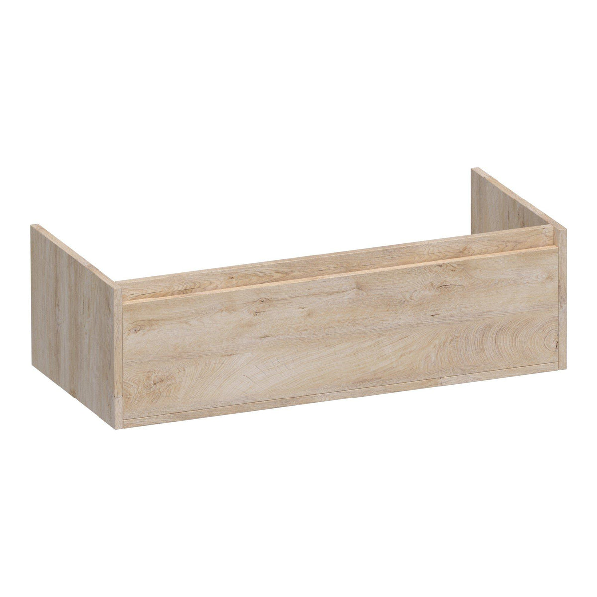 BRAUER Hope base cabinet 100 with 1 soft-close drawer handleless and 1 siphon cut-out Forest Wheat