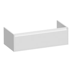 BRAUER Hope onderkast 100 met 1 softclose lade greeploos en 1 sifon uitsparing hoogglans wit