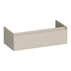 BRAUER Hope onderkast 100 met 1 softclose lade greeploos en 1 sifon uitsparing mat beige