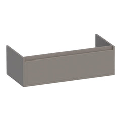 BRAUER Hope onderkast 100 met 1 softclose lade greeploos en 1 sifon uitsparing mat taupe