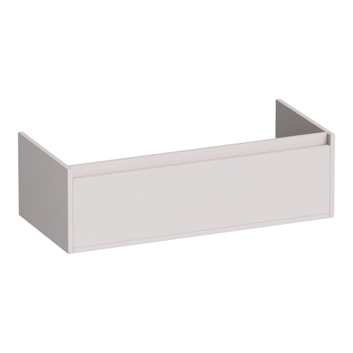 BRAUER Hope onderkast 100 met 1 softclose lade greeploos en 1 sifon uitsparing mat zand