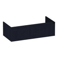 BRAUER Hope Wavy onderkast 100 met 1 softclose lade greeploos en 1 sifon uitsparing mat zwart
