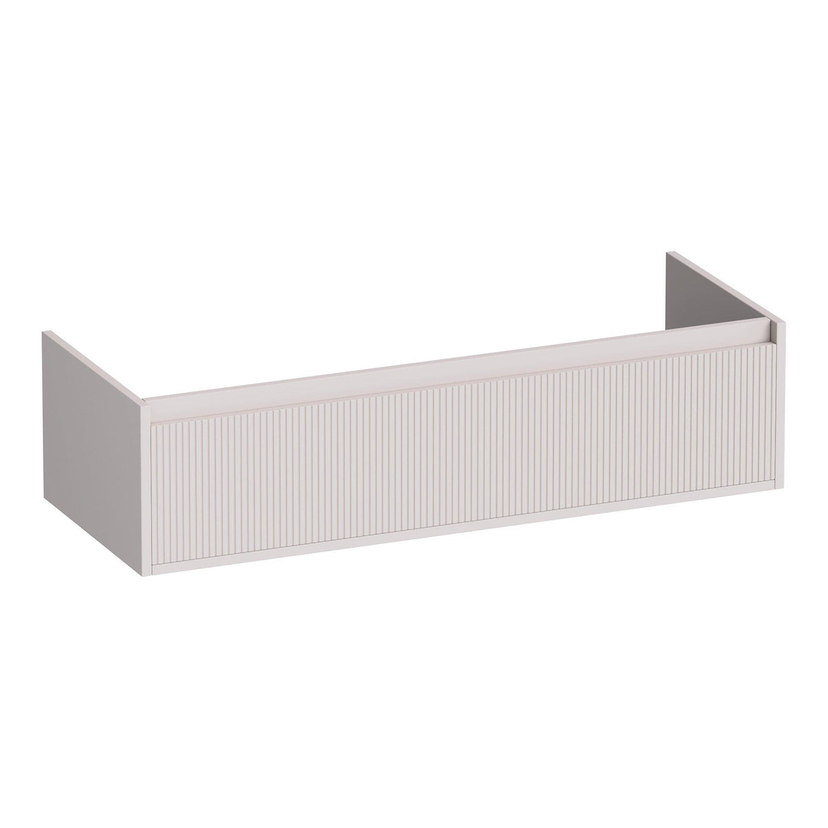 BRAUER Hope Wavy onderkast 120 met 1 softclose lade greeploos en 1 sifon uitsparing mat zand