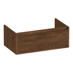 BRAUER Hope Wavy onderkast 80 met 1 softclose lade greeploos en 1 sifon uitsparing Forest Cacao
