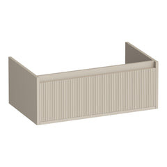 BRAUER Hope Wavy onderkast 80 met 1 softclose lade greeploos en 1 sifon uitsparing mat beige