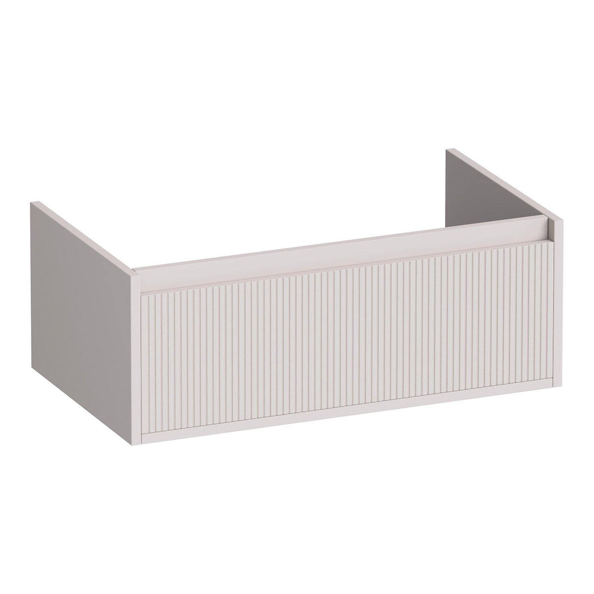 BRAUER Hope Wavy onderkast 80 met 1 softclose lade greeploos en 1 sifon uitsparing mat zand